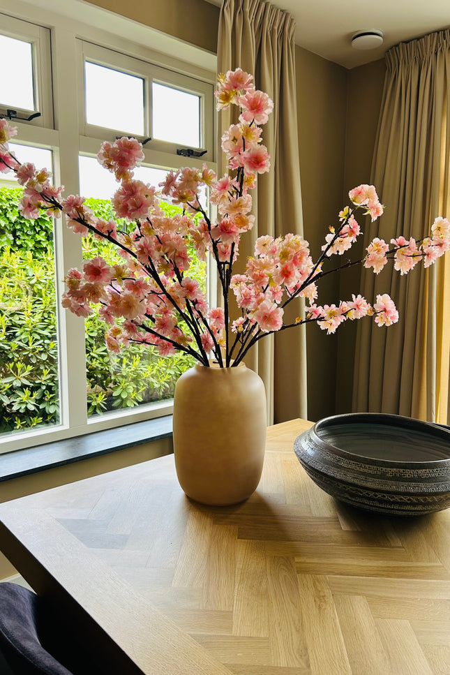 Vaas mat beige M | The FlowerField