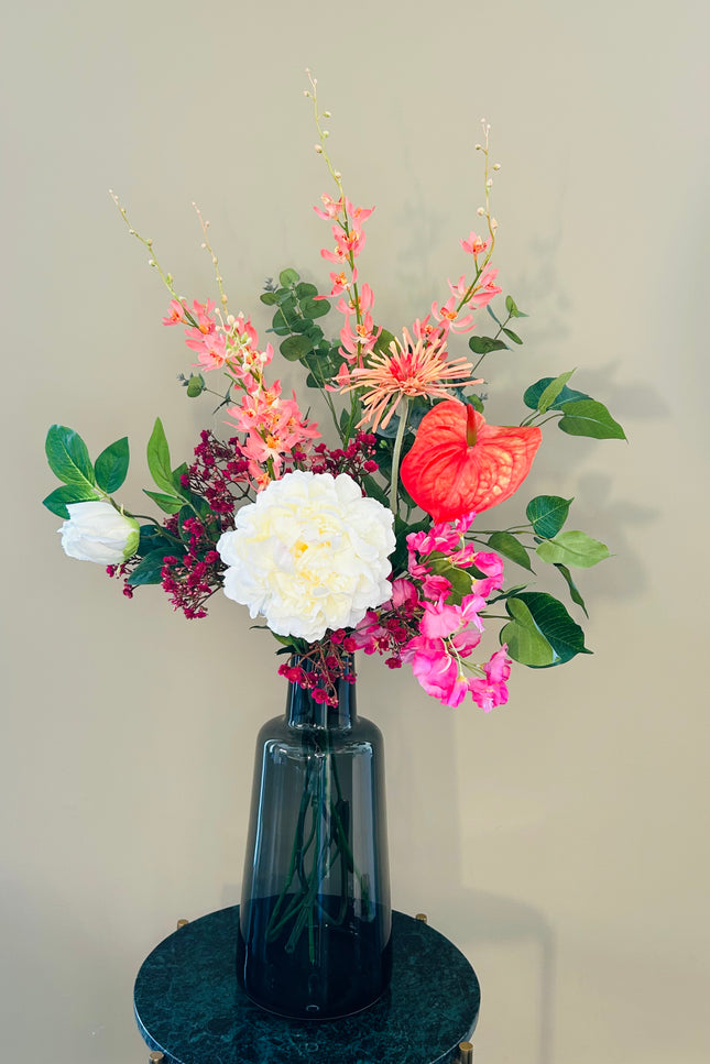 The FlowerField | Vaas gerookt grijs